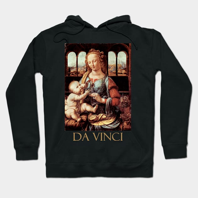 The Madonna of the Carnation by Leonardo da Vinci Hoodie by Naves